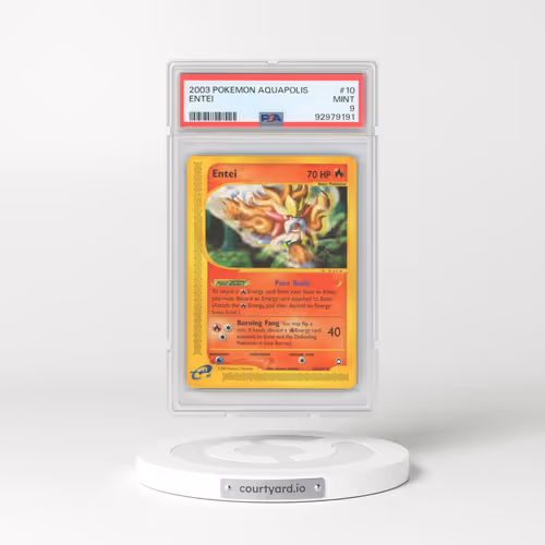 2003 Aquapolis #10 Entei (PSA 9 MINT)