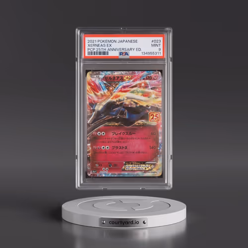 2021 Pokémon Promo Card Pack 25th Anniversary Edition #023 Xerneas EX - Holo (PSA 9 MINT)