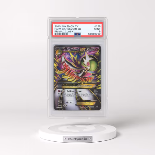 2015 Pokémon XY Primal Clash #156 M Gardevoir EX - Holo Full Art (PSA 9 MINT)