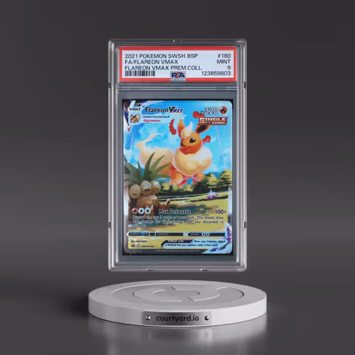 2021 Pokémon Swsh Black Star Promo #180 Flareon Vmax - Full Art Flareon Vmax Premium Collection (PSA