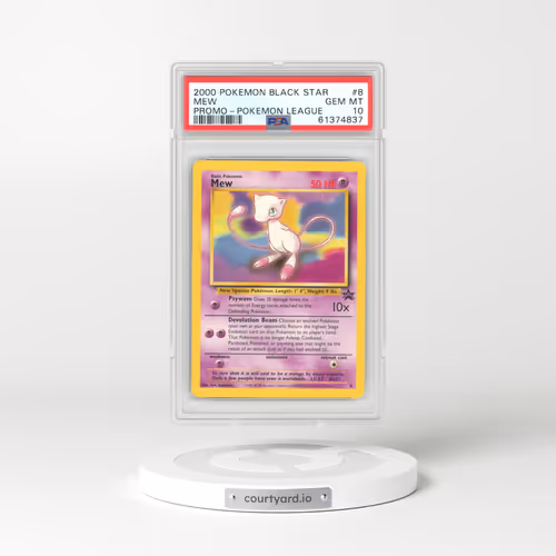 2000 Black Star Promo #8 Mew (PSA 10 GEM MINT)
