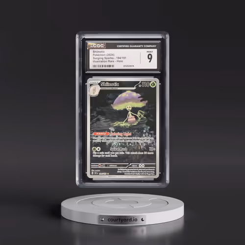 2024 Pokémon Ssp EN-Surging Sparks #194 Shiinotic - Illustration Rare (CGC 9 MINT)
