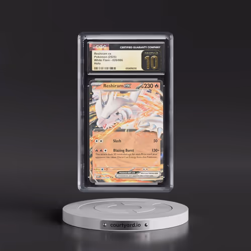 2025 White Flare - WHT EN #020/086 Reshiram ex - Holo (CGC 10 PRISTINE)