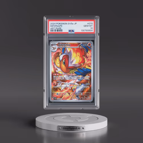 2024 Pokémon Sv5a-Crimson Haze #070 Infernape - Art Rare (PSA 10 GEM MINT)