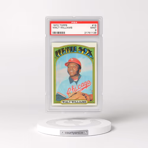 1972 Topps #15 Walt Williams (PSA 9 MINT)