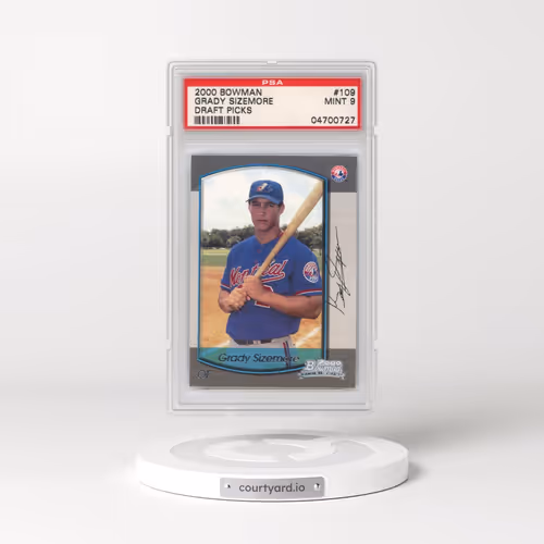 2000 Bowman Draft Picks #109 Grady Sizemore (PSA 9 MINT)