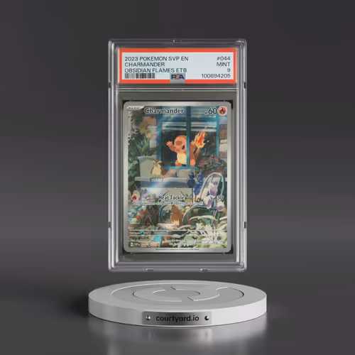 2023 Pokémon Svp EN-SV Black Star Promo #044 Charmander - Obsidian Flames Elite Trainer Box (PSA 9 M