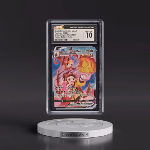 2022 Brilliant Stars #TG19/TG30 Single Strike Urshifu VMAX - Trainer Gallery Holo (CGC 10 GEM MINT)