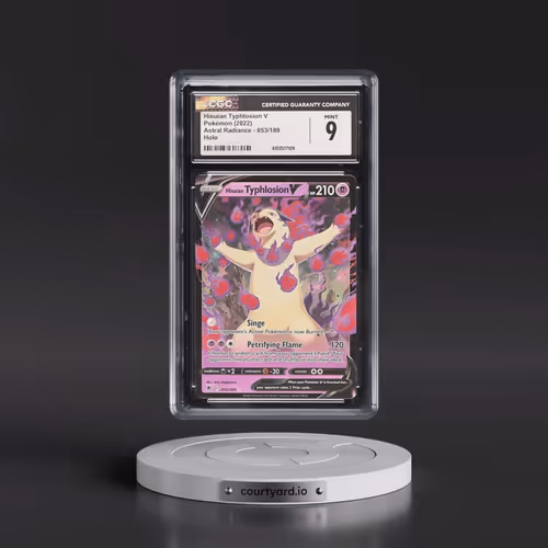2022 Astral Radiance #053/189 Hisuian Typhlosion V - Holo (CGC 9 MINT)
