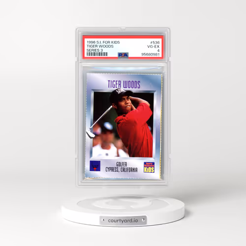 1996 S.I. for Kids Series 3 #536 Tiger Woods (PSA 4 VG-EX)