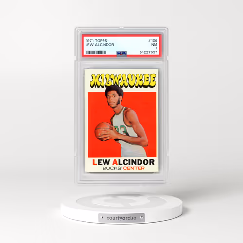 1971 Topps #100 Lew Alcindor (PSA 7 NM)