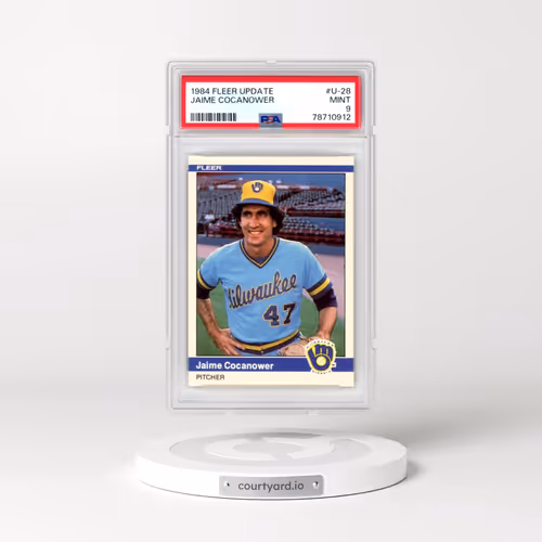 1984 Fleer Update #U-28 Jaime Cocanower (PSA 9 MINT)