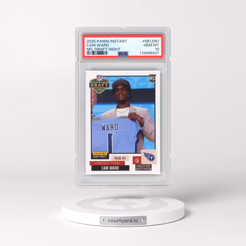 2025 Panini Instant NFL Draft Night #NFLDN1 Cam Ward (PSA 10 GEM MINT)