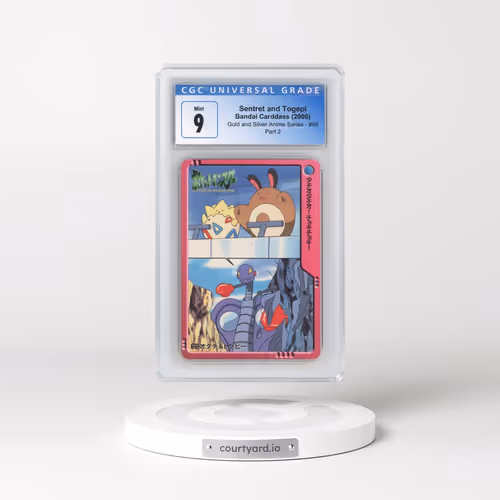 2000 Gold and Silver Anime Series #66 Sentret and Togepi - Part 2 (CGC 9 MINT)