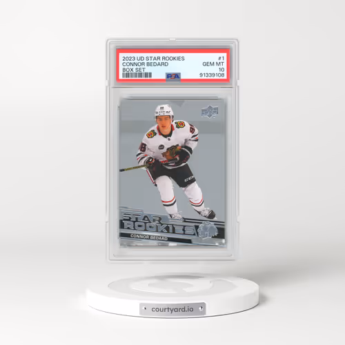 2023 Upper Deck NHL Star Rookies Box Set #1 Connor Bedard (PSA 10 GEM MINT)