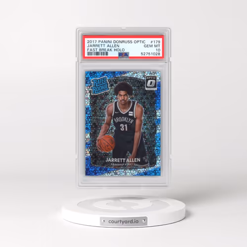 2017 Panini Donruss Optic #179 Jarrett Allen - Fast Break Holo (PSA 10 GEM MINT)