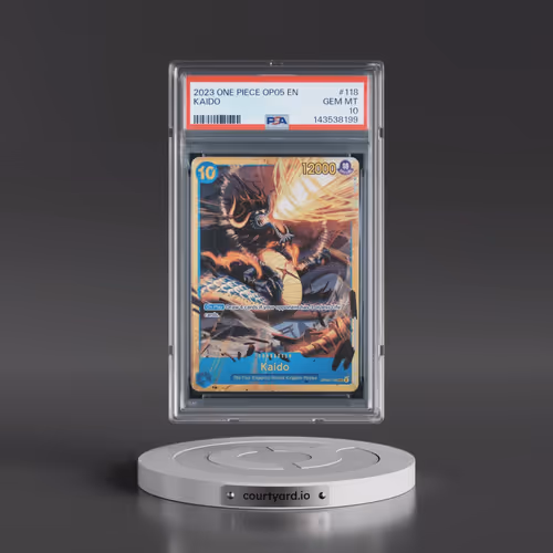 2023 One Piece OP05-Awakening of the New Era #118 Kaido (PSA 10 GEM MINT)