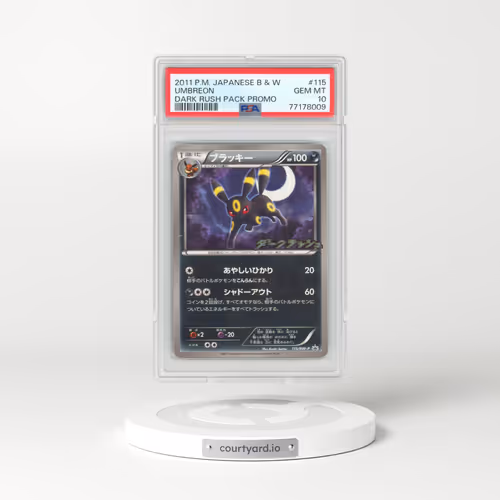 2011 Pokémon Black & White Promo #115 Umbreon - Dark Rush Pack (PSA 10 GEM MINT)
