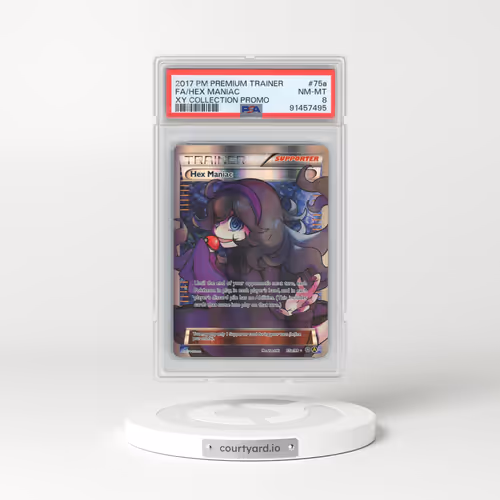 2017 Pokémon Premium Trainer XY Collection Promo #75a Hex Maniac - Full Art (PSA 8 NM-MT)