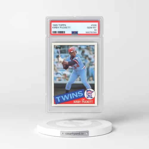 1985 Topps #536 Kirby Puckett (PSA 10 GEM MINT)