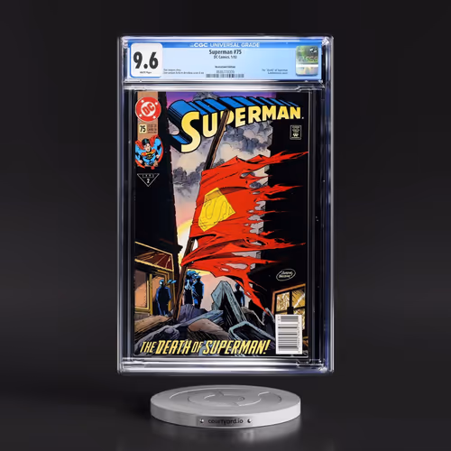 Superman #75 CGC 9.6 White Pages (DC Comics, 1/93) - Newsstand Edition Universal