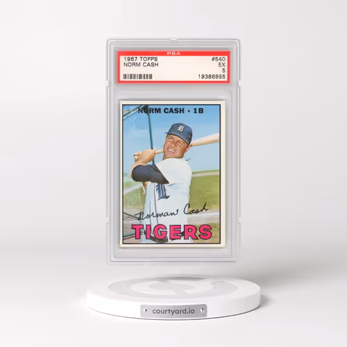 1967 Topps #540 Norm Cash (PSA 5 EX)
