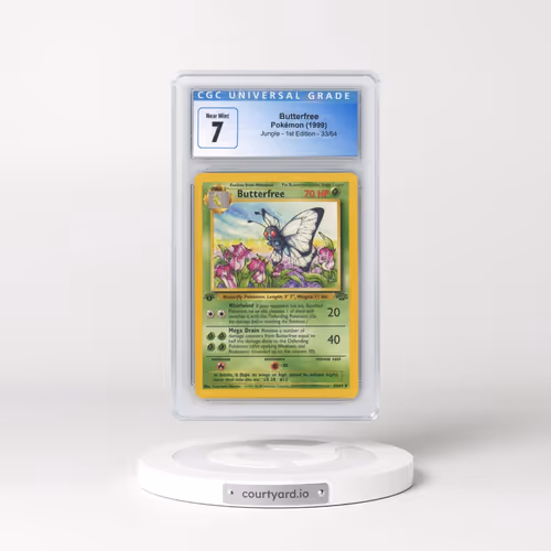 1999 Jungle #33/64 Butterfree - 1st Edition 1st Edition (CGC 7 NM)