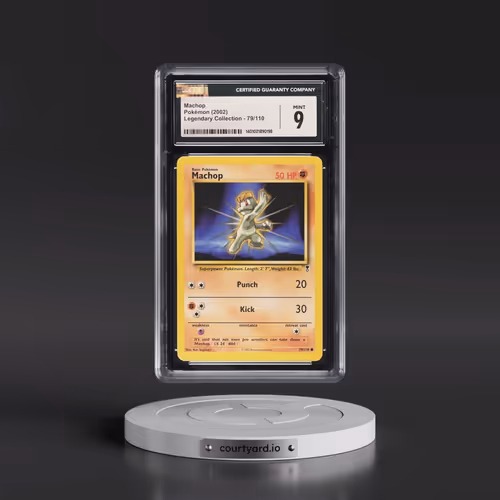 2002 Legendary Collection #79/110 Machop (CGC 9 MINT)