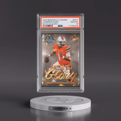 2024 Bowman University Chrome Path to Glory #PG17 Cameron Ward (PSA 10 GEM MINT)