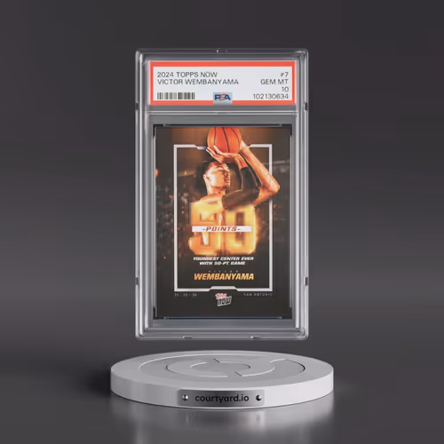 2024 Topps Now #7 Victor Wembanyama (PSA 10 GEM MINT)