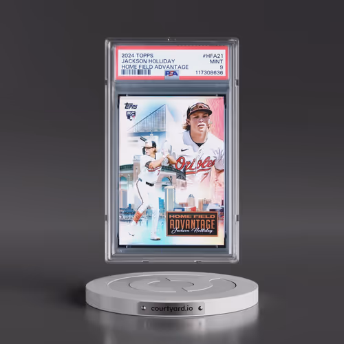 2024 Topps Home Field Advantage #HFA21 Jackson Holliday - Update (PSA 9 MINT)