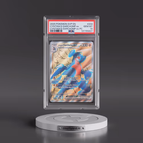 2025 Pokémon Svp EN-SV Black Star Promo #204 Cynthia's Garchomp EX - Holo Cynthia's Garchomp EX Prem