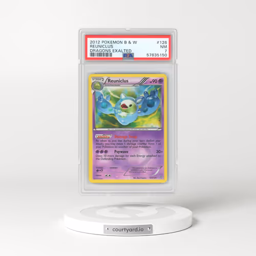 2012 Pokémon Black & White Dragons Exalted #126 Reuniclus (PSA 7 NM)