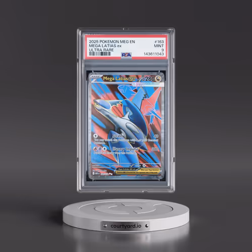 2025 Pokémon Meg EN-Mega Evolution #163 Mega Latias EX - Holo Ultra Rare (PSA 9 MINT)