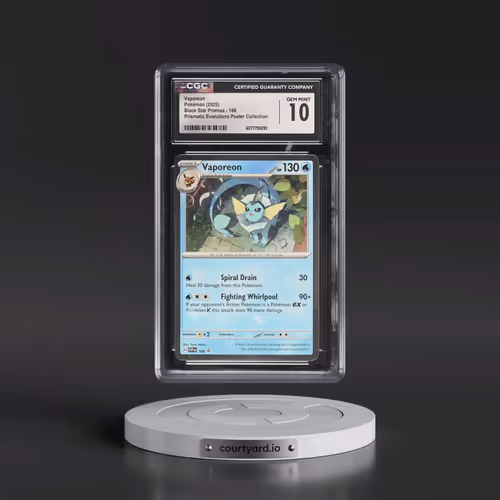 2023 Black Star Promos - Scarlet & Violet SVP EN #168 Vaporeon - Prismatic Evolutions Poster Collect