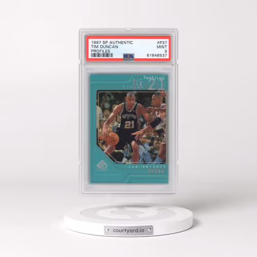 1997 SP Authentic Profiles #P37 Tim Duncan - Profiles (PSA 9 MINT)