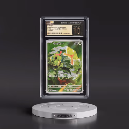 2023 Pokémon Card 151 #172/165 Caterpie - Art Rare Holo (CGC 10 PRISTINE)