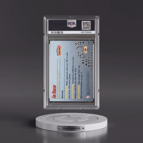 1997 Bowman's Best Best Picks #BP8 Tim Duncan - Atomic Refractor (PSA 8 NM-MT)