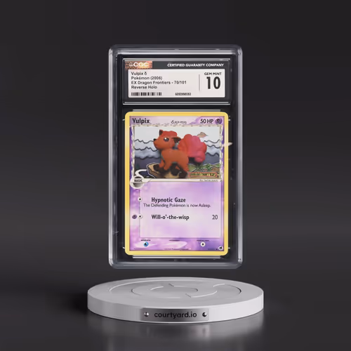 2006 EX Dragon Frontiers #70/101 Vulpix δ - Reverse Holo (CGC 10 GEM MINT)
