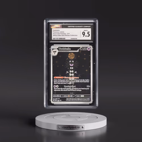 2025 Pokémon Svp EN-SV Black Star Promo #211 Gothitelle - White Flare Tech Sticker Collection (CGC 9