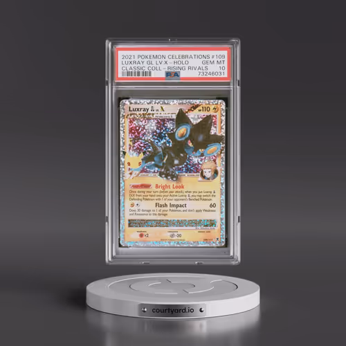 2021 Pokémon Celebrations Classic Collection #109 Luxray GL LV.X - Holo (PSA 10 GEM MINT)