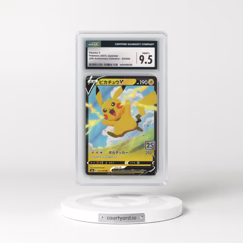 2021 25th Anniversary Collection #020/028 Pikachu V - Holo (CGC 9.5 MINT+)
