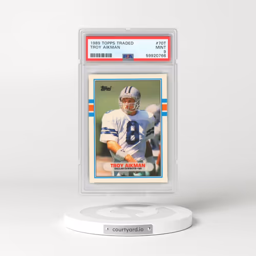 1989 Topps Traded #70T Troy Aikman (PSA 9 MINT)
