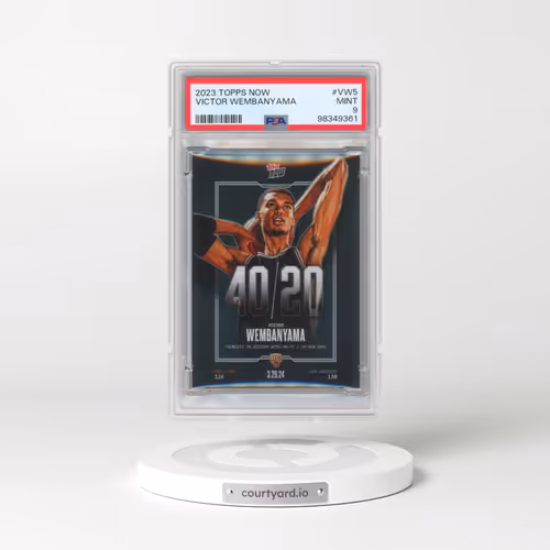 2023 Topps Now #VW5 Victor Wembanyama (PSA 9 MINT)