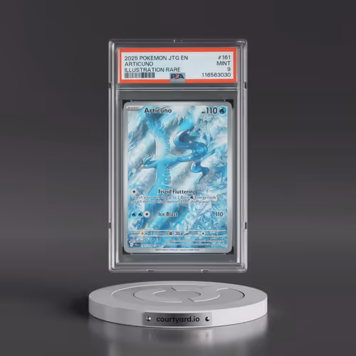 2025 Pokémon Jtg EN-Journey Together #161 Articuno - Illustration Rare (PSA 9 MINT)