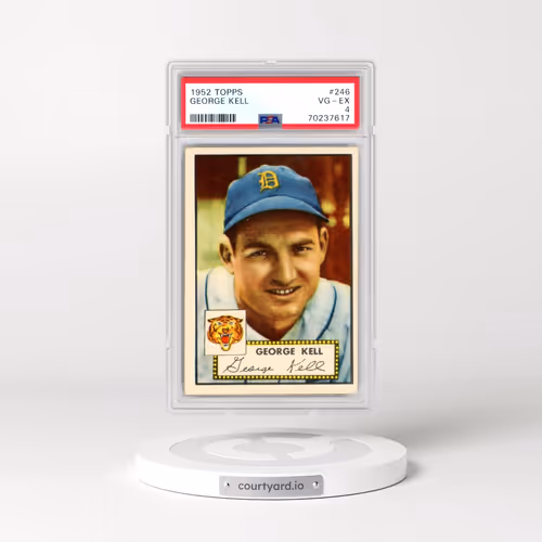 1952 Topps #246 George Kell (PSA 4 VG-EX)