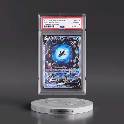 2023 Pokémon Sword and Shield Crown Zenith #GG39 Lumineon V - Holo Full Art (PSA 10 GEM MINT)