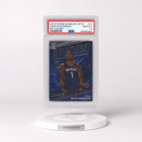 2019 Panini Donruss Optic My House! #15 Zion Williamson (PSA 10 GEM MINT)