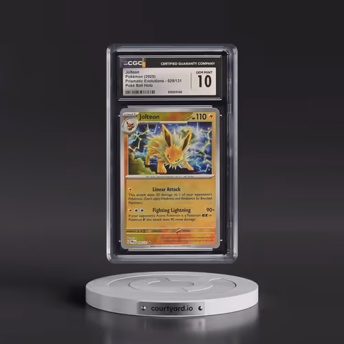 2025 Pokémon Pre EN-Prismatic Evolutions #029 Jolteon - Reverse Holo Poke Ball (CGC 10 GEM MINT)