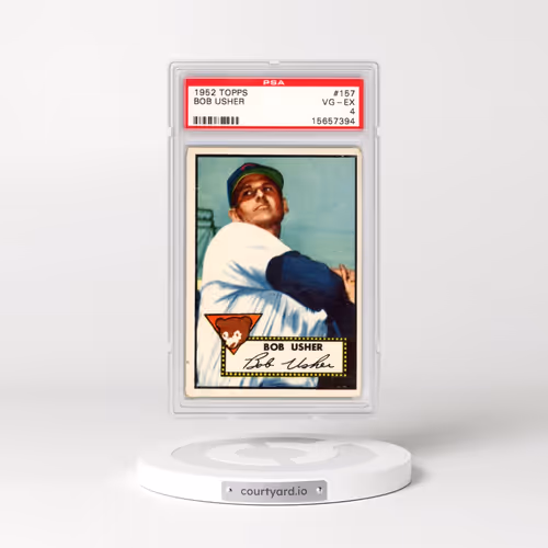 1952 Topps #157 Bob Usher (PSA 4 VG-EX)